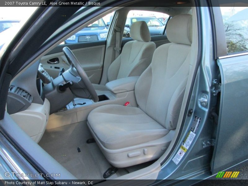 Aloe Green Metallic / Bisque 2007 Toyota Camry LE