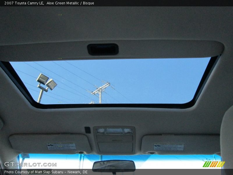 Aloe Green Metallic / Bisque 2007 Toyota Camry LE