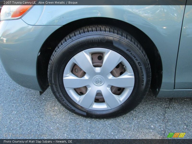 Aloe Green Metallic / Bisque 2007 Toyota Camry LE