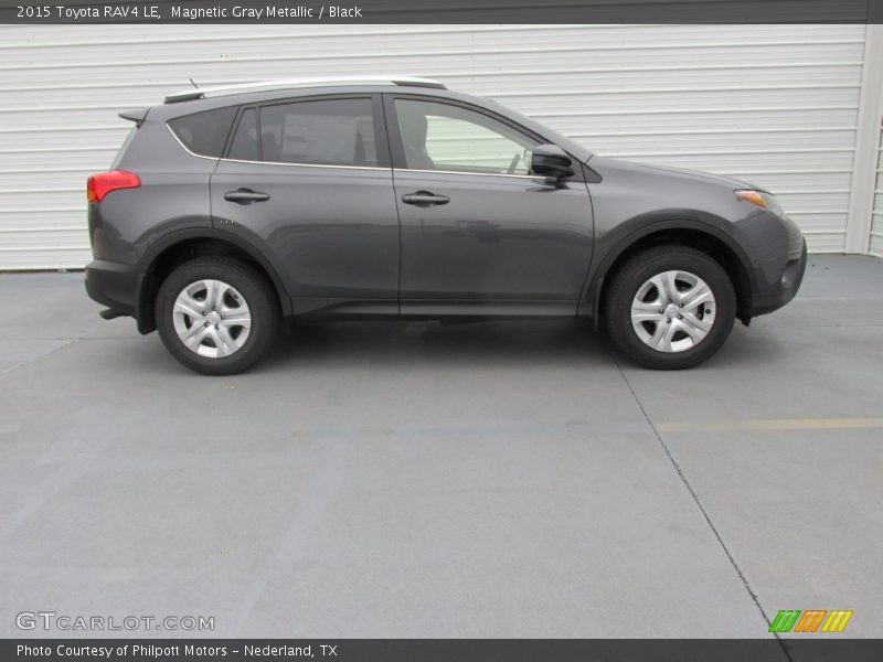 Magnetic Gray Metallic / Black 2015 Toyota RAV4 LE