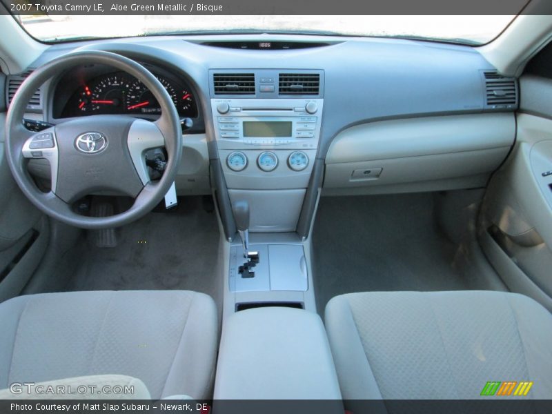 Aloe Green Metallic / Bisque 2007 Toyota Camry LE