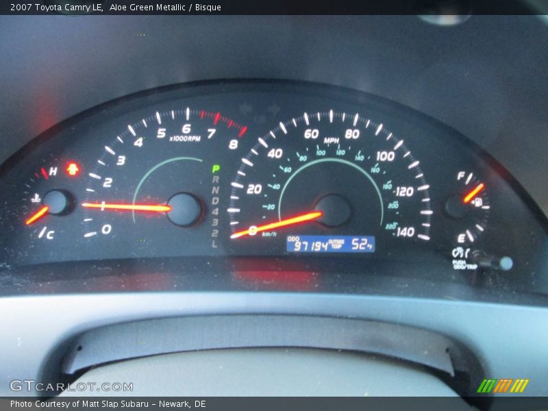 Aloe Green Metallic / Bisque 2007 Toyota Camry LE