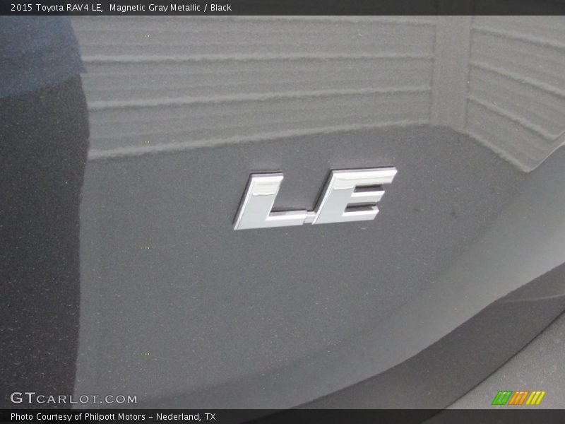 Magnetic Gray Metallic / Black 2015 Toyota RAV4 LE