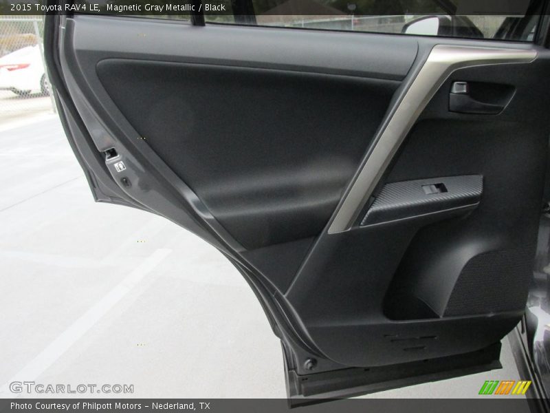 Magnetic Gray Metallic / Black 2015 Toyota RAV4 LE