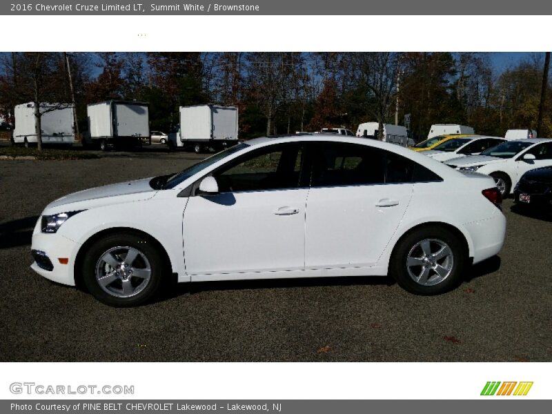 Summit White / Brownstone 2016 Chevrolet Cruze Limited LT