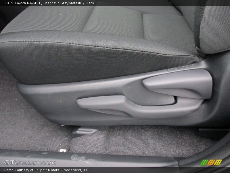 Magnetic Gray Metallic / Black 2015 Toyota RAV4 LE