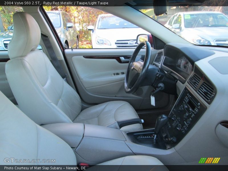 Ruby Red Metallic / Taupe/Light Taupe 2004 Volvo S60 2.5T