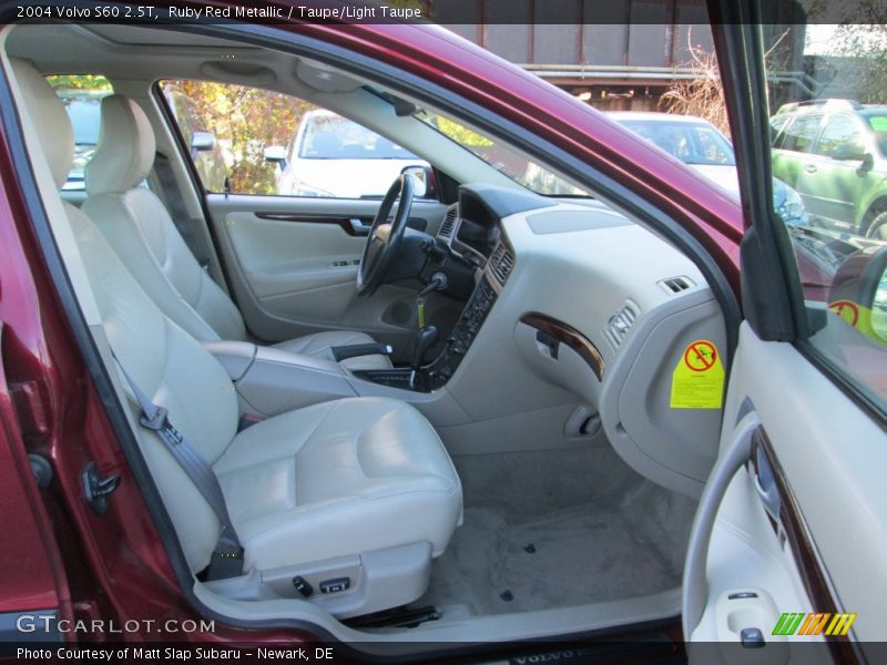 Ruby Red Metallic / Taupe/Light Taupe 2004 Volvo S60 2.5T
