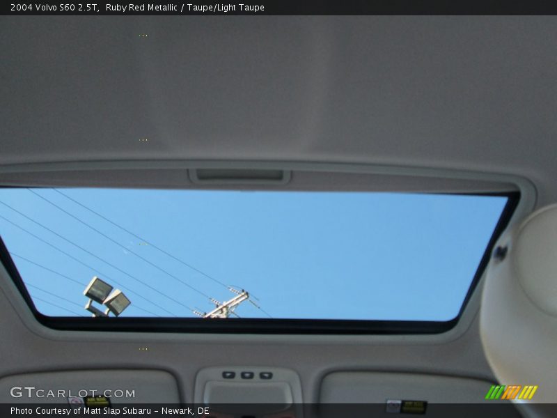 Ruby Red Metallic / Taupe/Light Taupe 2004 Volvo S60 2.5T