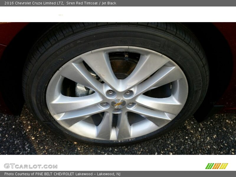 Siren Red Tintcoat / Jet Black 2016 Chevrolet Cruze Limited LTZ