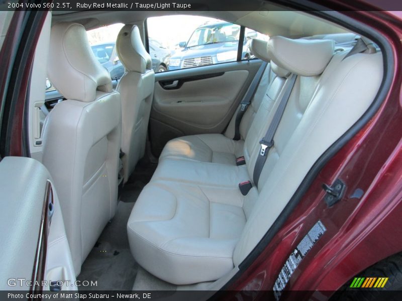 Ruby Red Metallic / Taupe/Light Taupe 2004 Volvo S60 2.5T