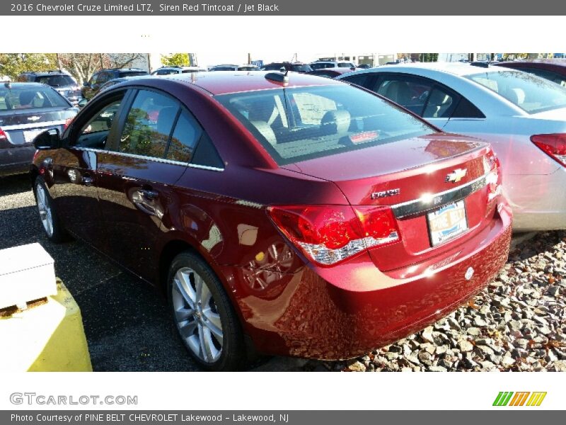 Siren Red Tintcoat / Jet Black 2016 Chevrolet Cruze Limited LTZ