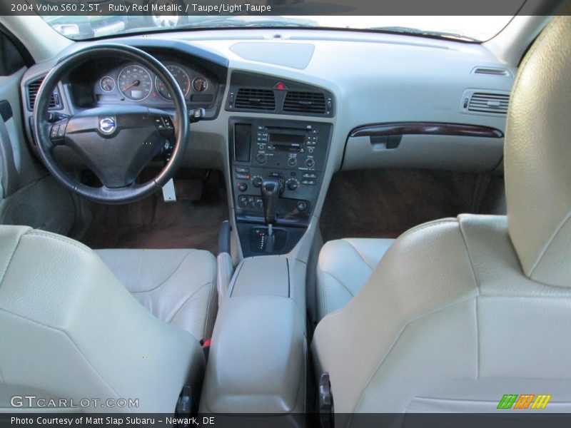 Ruby Red Metallic / Taupe/Light Taupe 2004 Volvo S60 2.5T