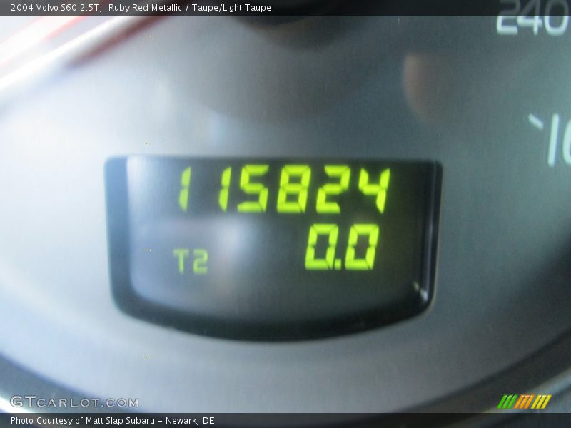 Ruby Red Metallic / Taupe/Light Taupe 2004 Volvo S60 2.5T