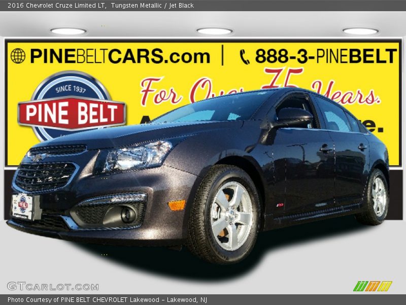 Tungsten Metallic / Jet Black 2016 Chevrolet Cruze Limited LT