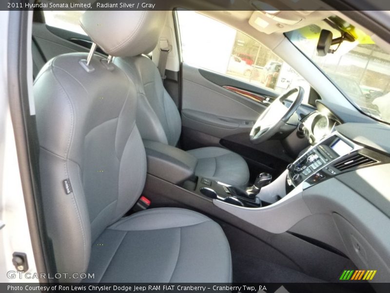 Radiant Silver / Gray 2011 Hyundai Sonata Limited