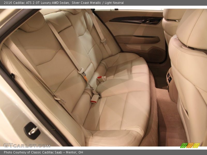 Rear Seat of 2016 ATS 2.0T Luxury AWD Sedan