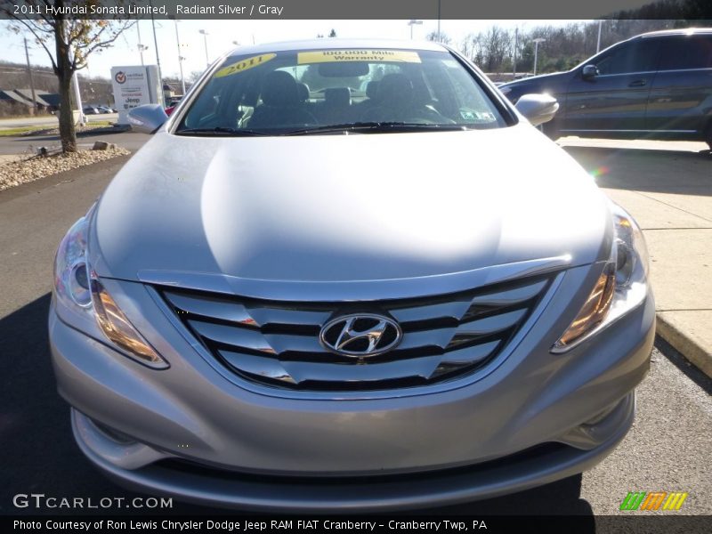 Radiant Silver / Gray 2011 Hyundai Sonata Limited