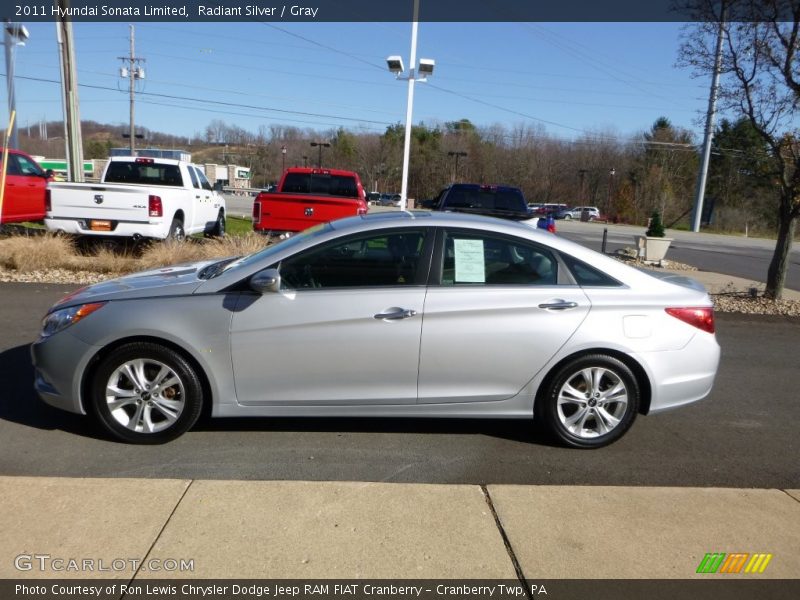 Radiant Silver / Gray 2011 Hyundai Sonata Limited