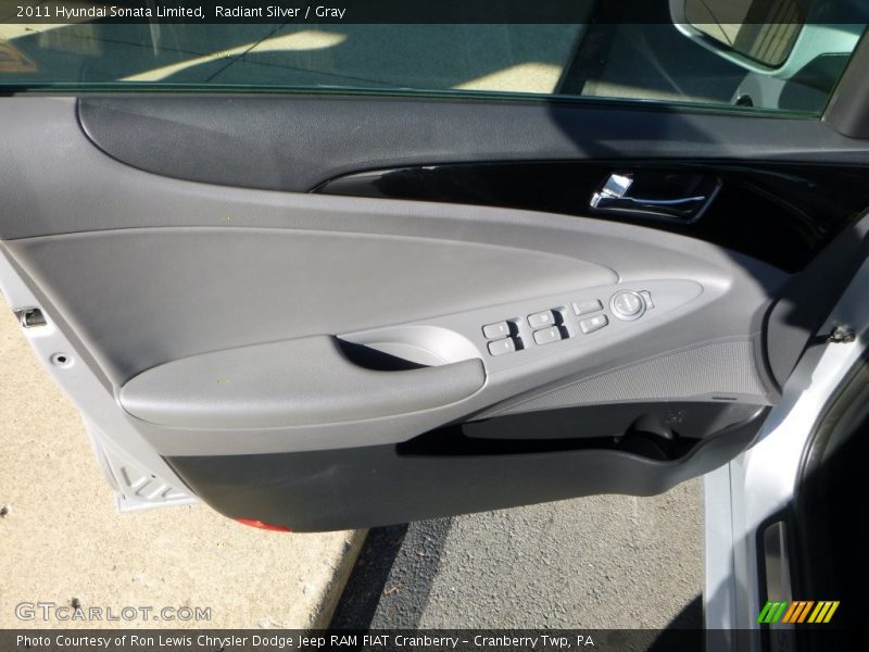 Radiant Silver / Gray 2011 Hyundai Sonata Limited