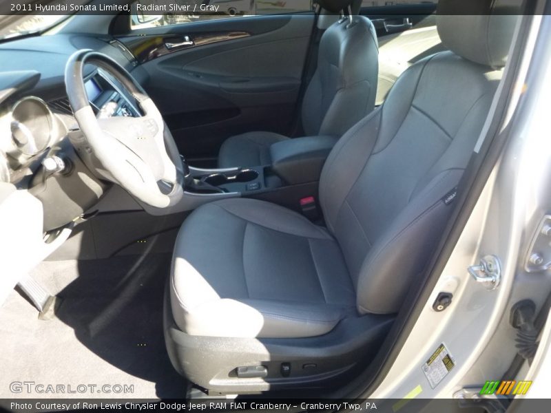 Radiant Silver / Gray 2011 Hyundai Sonata Limited