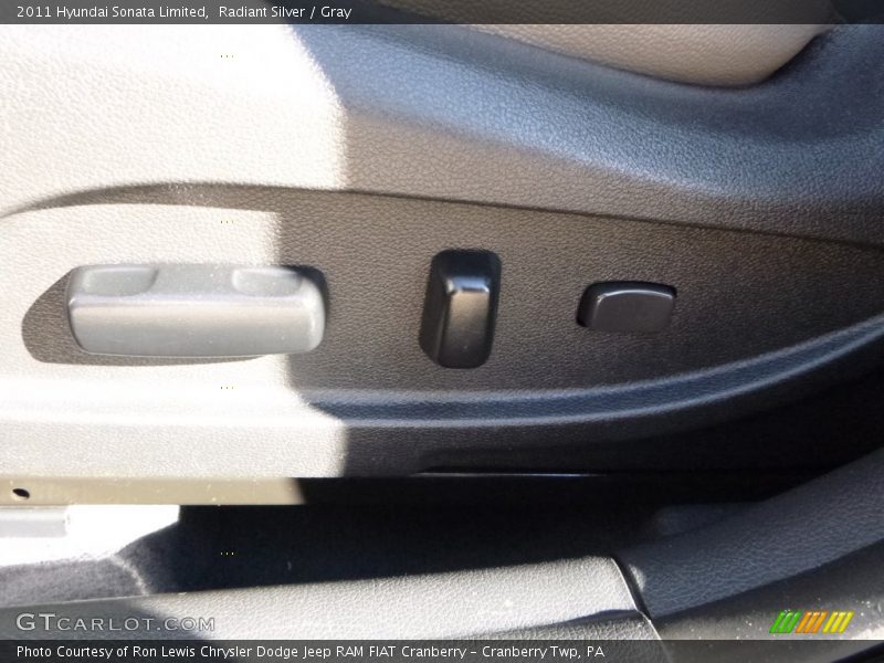 Radiant Silver / Gray 2011 Hyundai Sonata Limited