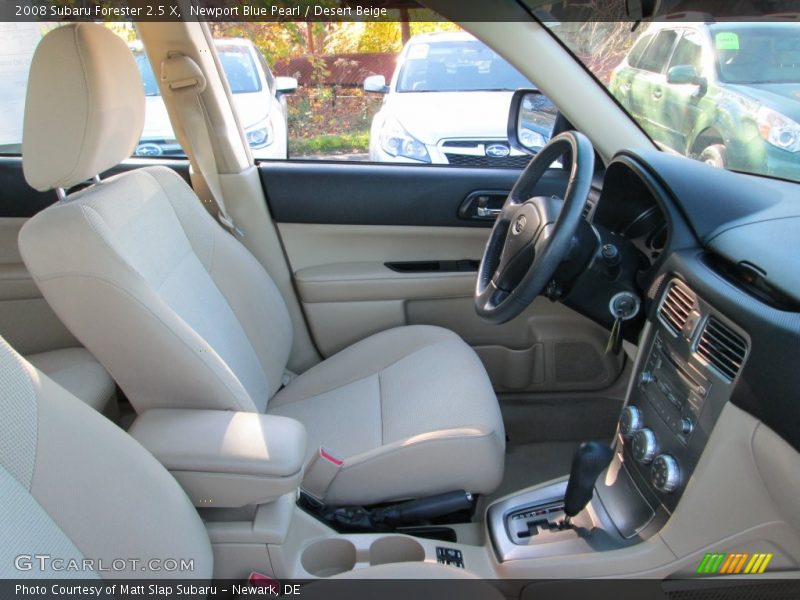 Newport Blue Pearl / Desert Beige 2008 Subaru Forester 2.5 X
