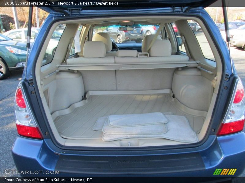 Newport Blue Pearl / Desert Beige 2008 Subaru Forester 2.5 X