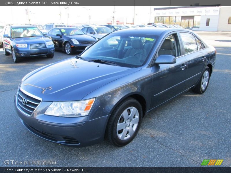 Slate Blue / Gray 2009 Hyundai Sonata GLS