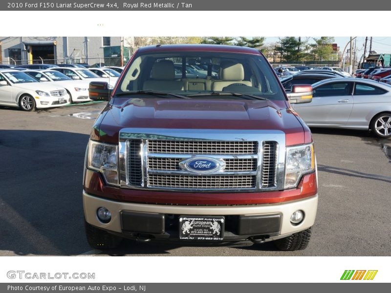 Royal Red Metallic / Tan 2010 Ford F150 Lariat SuperCrew 4x4