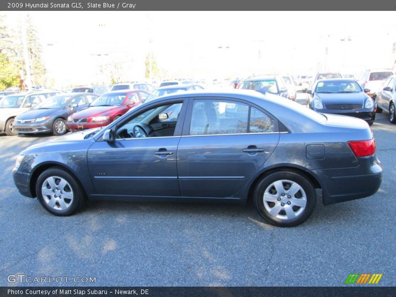 Slate Blue / Gray 2009 Hyundai Sonata GLS