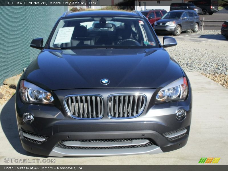 Mineral Grey Metallic / Black 2013 BMW X1 xDrive 28i
