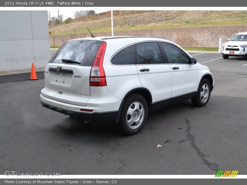Taffeta White / Gray 2011 Honda CR-V LX 4WD