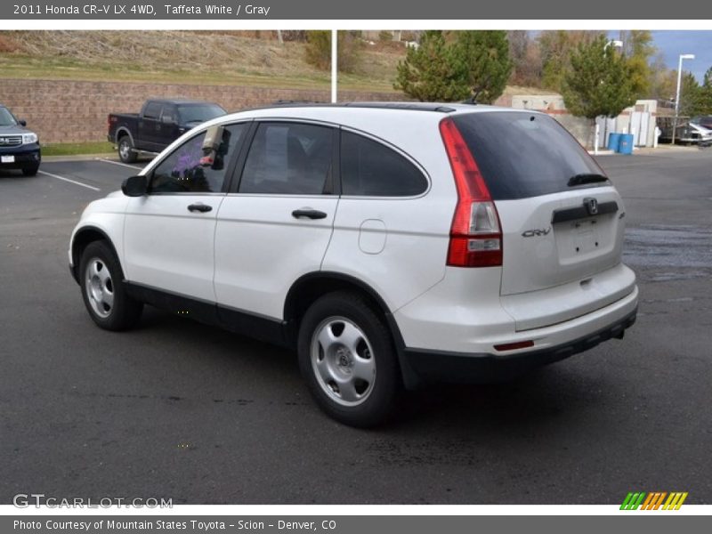 Taffeta White / Gray 2011 Honda CR-V LX 4WD