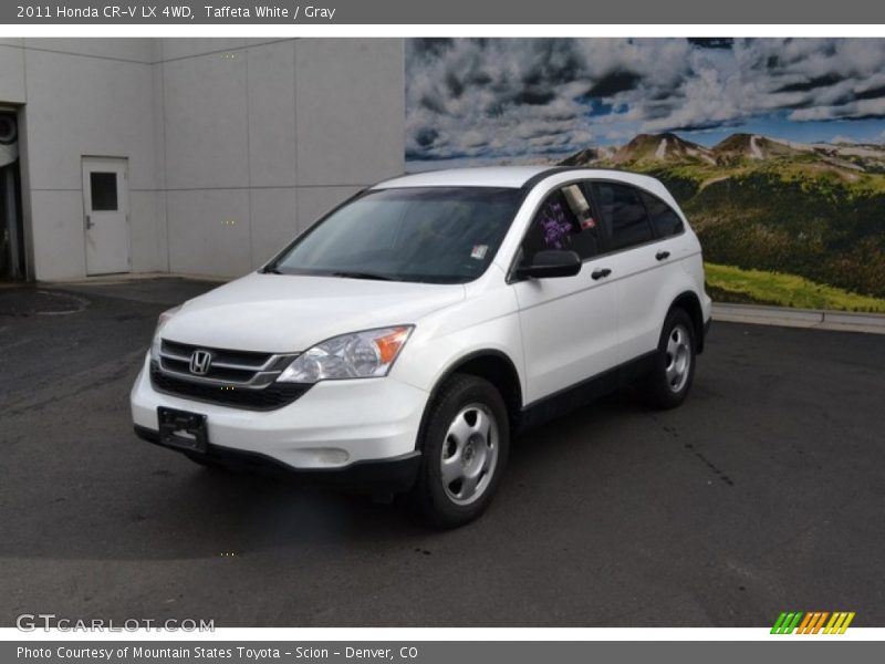 Taffeta White / Gray 2011 Honda CR-V LX 4WD