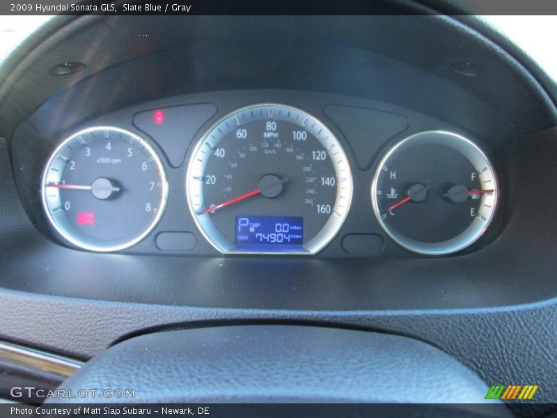 Slate Blue / Gray 2009 Hyundai Sonata GLS