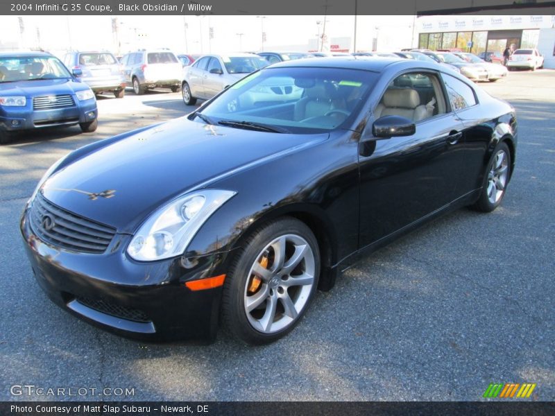 Black Obsidian / Willow 2004 Infiniti G 35 Coupe