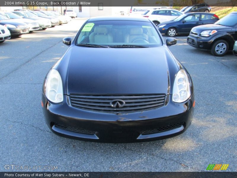 Black Obsidian / Willow 2004 Infiniti G 35 Coupe