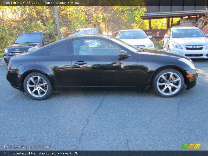 Black Obsidian / Willow 2004 Infiniti G 35 Coupe