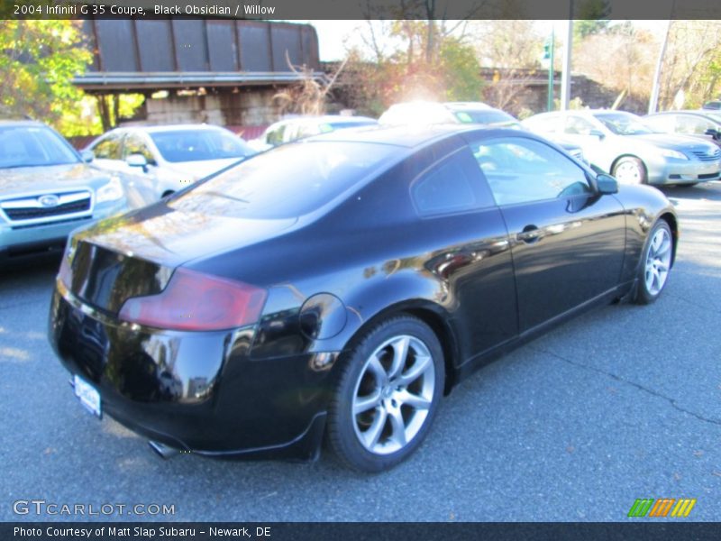 Black Obsidian / Willow 2004 Infiniti G 35 Coupe