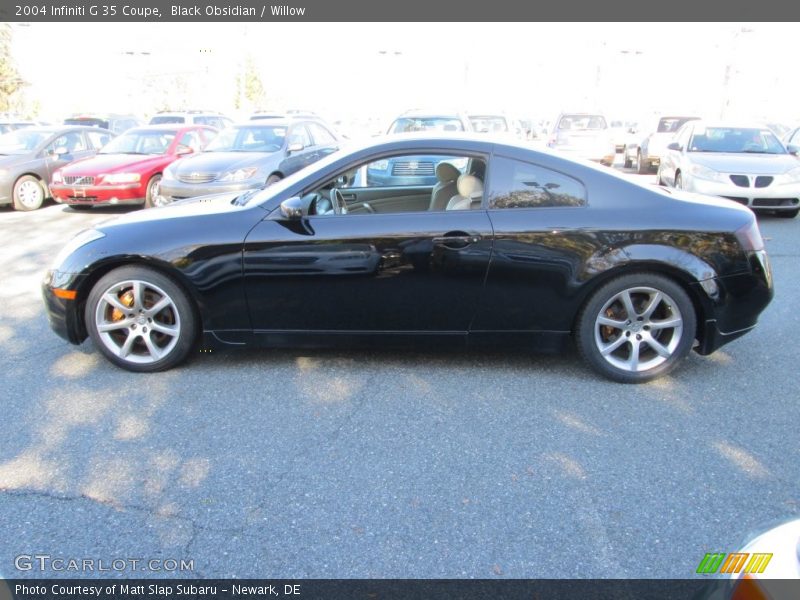 Black Obsidian / Willow 2004 Infiniti G 35 Coupe