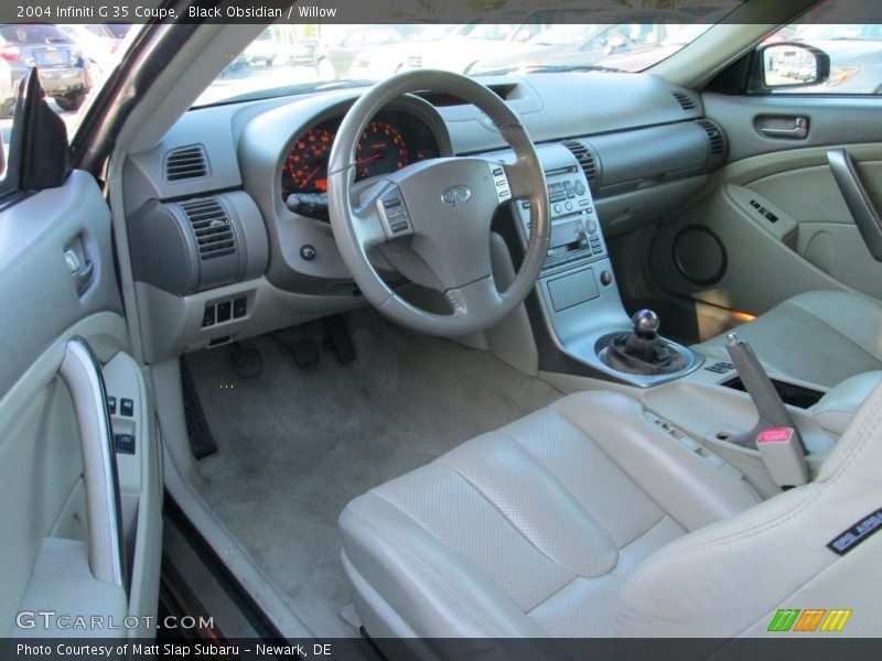 Black Obsidian / Willow 2004 Infiniti G 35 Coupe