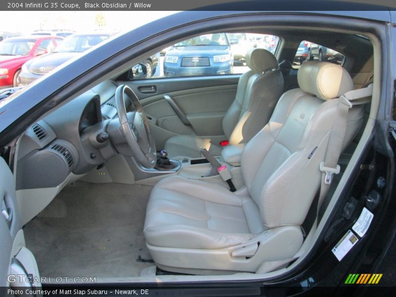 Black Obsidian / Willow 2004 Infiniti G 35 Coupe