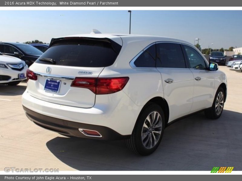 White Diamond Pearl / Parchment 2016 Acura MDX Technology