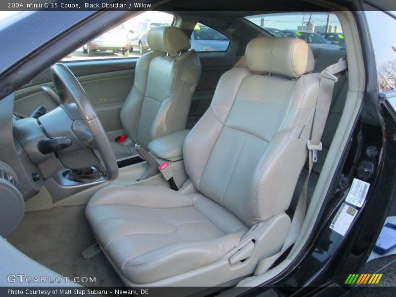 Black Obsidian / Willow 2004 Infiniti G 35 Coupe