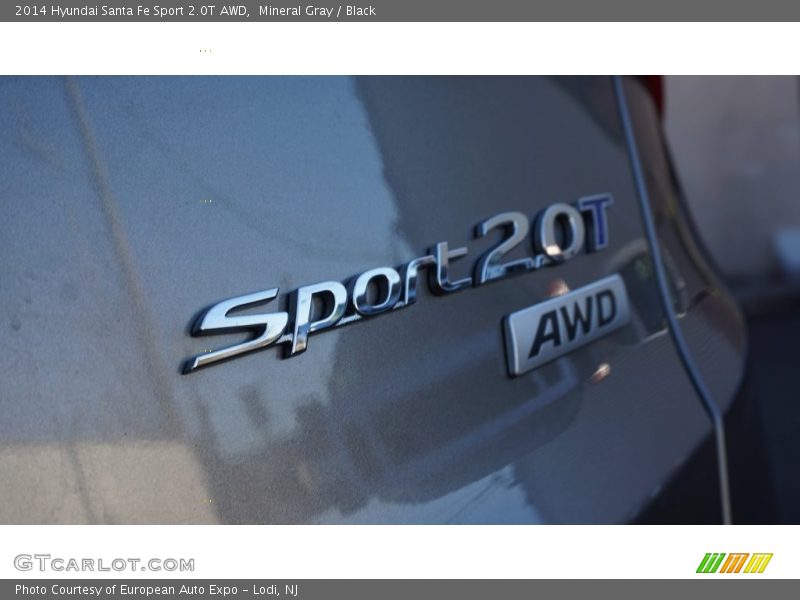 Mineral Gray / Black 2014 Hyundai Santa Fe Sport 2.0T AWD