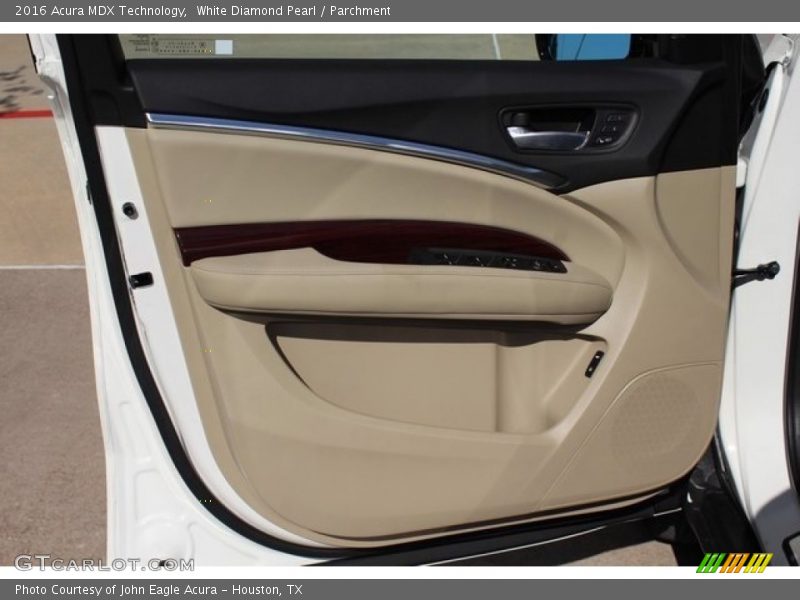 White Diamond Pearl / Parchment 2016 Acura MDX Technology