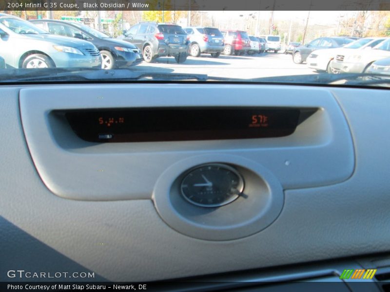Black Obsidian / Willow 2004 Infiniti G 35 Coupe