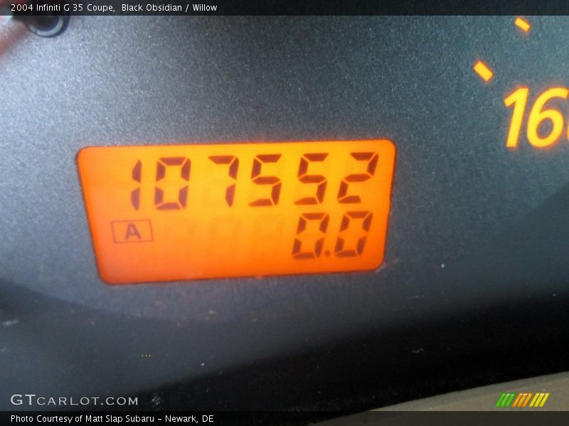 Black Obsidian / Willow 2004 Infiniti G 35 Coupe