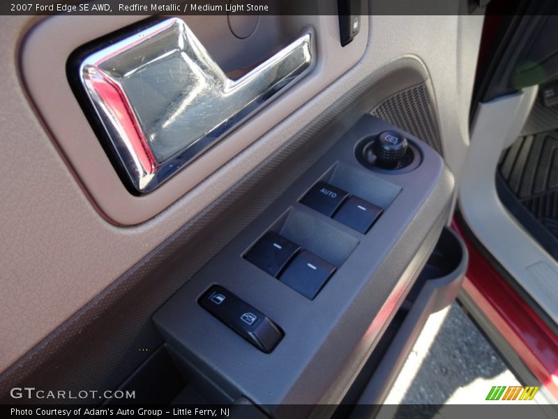 Redfire Metallic / Medium Light Stone 2007 Ford Edge SE AWD